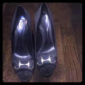 Black Gucci heels